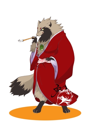 翠川和恵衣 (midorikawa1009)さんのかっこいい感じの狸のキャラクター募集への提案