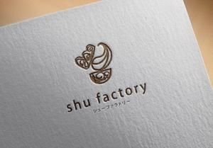 zizi_0427 (zizi_0427)さんのシュークリームショップ「shu factory」のロゴ制作への提案