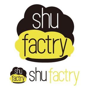 スクローバーデザイン／SCLOVER DESIGN (tyafun)さんのシュークリームショップ「shu factory」のロゴ制作への提案