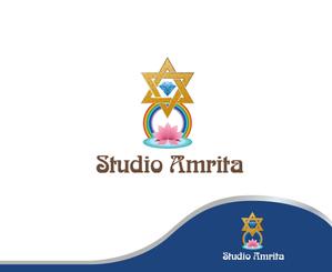 IandO (zen634)さんの世界各国のダンス＆ヨガのスタジオ「Studio Amrita」のロゴへの提案