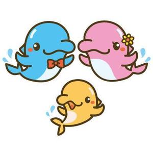 yumikuro8 (yumikuro8)さんの保険会社のマスコットキャラクター（イルカ）のデザインへの提案