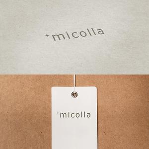 OTO dESIGN (otodesign)さんのファッションアイテムブランド「micolla」のロゴ作成への提案