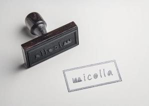 佐藤 (bodhy)さんのファッションアイテムブランド「micolla」のロゴ作成への提案