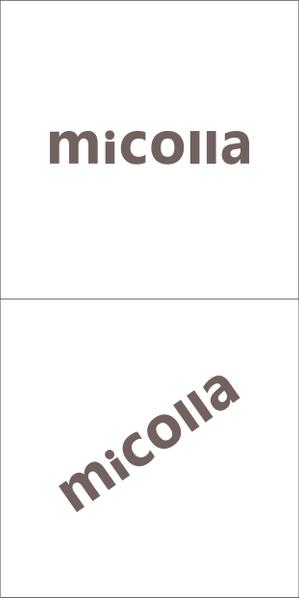 佐藤 (bodhy)さんのファッションアイテムブランド「micolla」のロゴ作成への提案