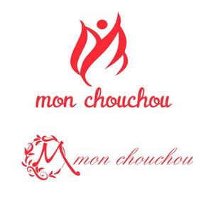 ぽんぽん (haruka322)さんのパリのおしゃれな雑貨屋さん、「mon chouchou」(モン シュシュ)のロゴへの提案