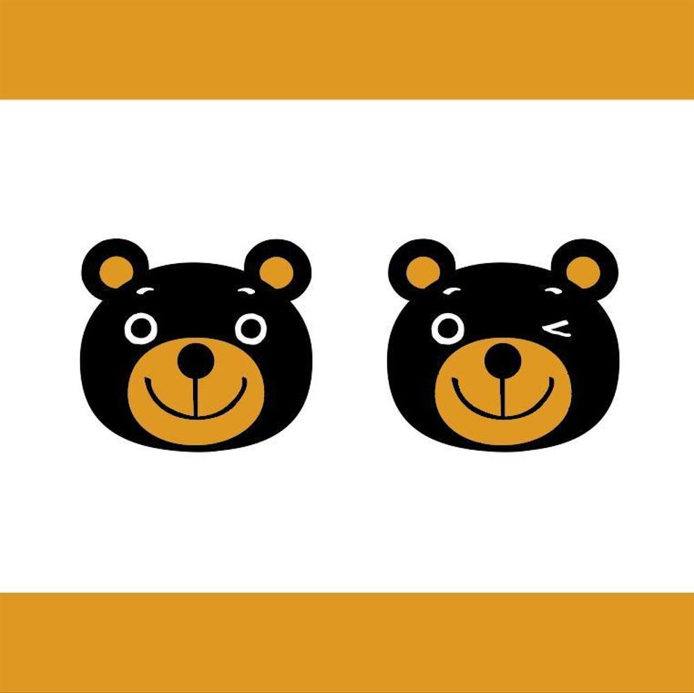 クマのキャラクターマスコットデザイン