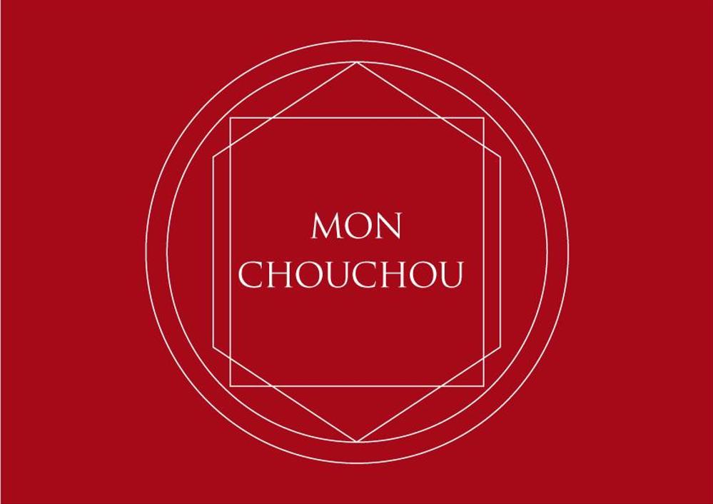 パリのおしゃれな雑貨屋さん、「mon chouchou」(モン シュシュ)のロゴ