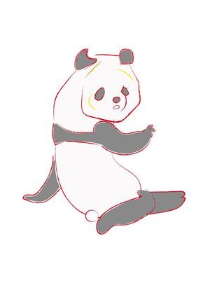 ごー・ほーむ (go_home)さんのパンダのキャラクターデザインへの提案