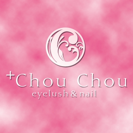 honeycomb (grace_design)さんのまつ毛エクステンション・ネイルの店舗「+chou chou」のロゴ作成への提案