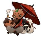 izuna (3ri10te)さんのかっこいい感じの狸のキャラクター募集への提案