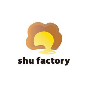 ミズトリヒロユキ (mitto)さんのシュークリームショップ「shu factory」のロゴ制作への提案