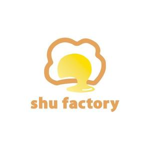 ミズトリヒロユキ (mitto)さんのシュークリームショップ「shu factory」のロゴ制作への提案