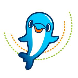 bigasumo ()さんの保険会社のマスコットキャラクター（イルカ）のデザインへの提案