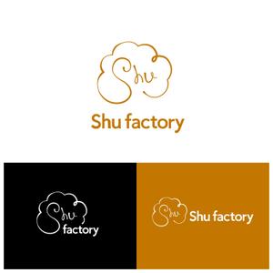 ハナイ (871naho)さんのシュークリームショップ「shu factory」のロゴ制作への提案