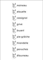 queuecat (queuecat)さんの自転車のブランド「petit oiseau」のロゴ、各車種ロゴ(イラスト同一、テキストのみ変更)作成への提案