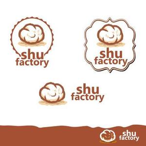 Tatsu (hiehietatsuya)さんのシュークリームショップ「shu factory」のロゴ制作への提案