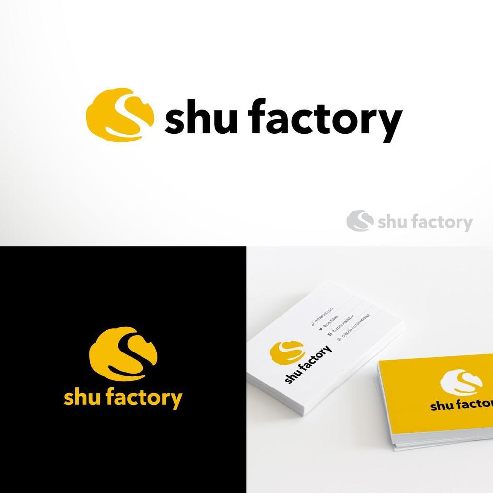 シュークリームショップ「shu factory」のロゴ制作