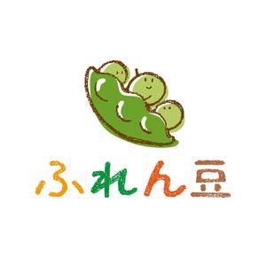 toriyuki14 (toriyuki14)さんの集まるお店「ふれん豆」のキャラとロゴの作成募集　豆粒が集まってる親しみやすいイメージへの提案