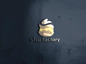 sriracha (sriracha829)さんのシュークリームショップ「shu factory」のロゴ制作への提案