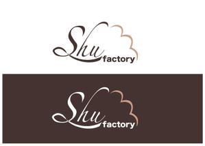 大熊かつじ (rm_0039)さんのシュークリームショップ「shu factory」のロゴ制作への提案