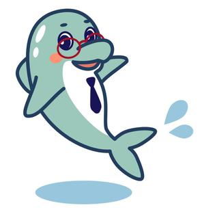 はるのひ (harunohi)さんの保険会社のマスコットキャラクター（イルカ）のデザインへの提案