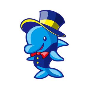 TAKEBON STUDIO (takenoko-design)さんの保険会社のマスコットキャラクター（イルカ）のデザインへの提案