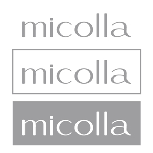 picarin (picarin)さんのファッションアイテムブランド「micolla」のロゴ作成への提案