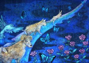 kashun (orllyorlly)さんの虹の橋と動物の綺麗なイラストへの提案