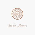 KJ (Kei-J)さんの世界各国のダンス＆ヨガのスタジオ「Studio Amrita」のロゴへの提案