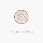 KJ (Kei-J)さんの世界各国のダンス＆ヨガのスタジオ「Studio Amrita」のロゴへの提案