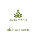 Mac-ker (mac-ker)さんの世界各国のダンス＆ヨガのスタジオ「Studio Amrita」のロゴへの提案