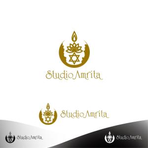 ama design summit (amateurdesignsummit)さんの世界各国のダンス＆ヨガのスタジオ「Studio Amrita」のロゴへの提案