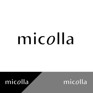 ロゴ研究所 (rogomaru)さんのファッションアイテムブランド「micolla」のロゴ作成への提案