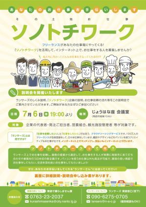 a_design_team ()さんの新企画の説明チラシデザイン［4c/1c］への提案