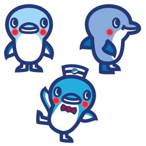 THE_watanabakery (the_watanabakery)さんの保険会社のマスコットキャラクター（イルカ）のデザインへの提案