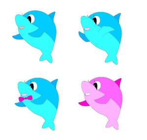 KOGOMA_Design ()さんの保険会社のマスコットキャラクター（イルカ）のデザインへの提案
