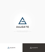 はなのゆめ (tokkebi)さんの設立予定のベンチャー企業「株式会社AsuGate」のロゴへの提案