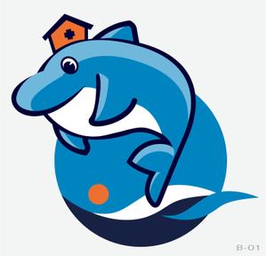 okam- (okam_free03)さんの保険会社のマスコットキャラクター（イルカ）のデザインへの提案