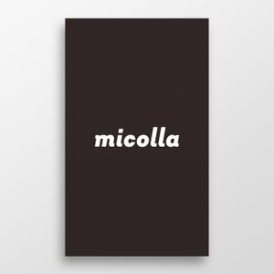 doremi (doremidesign)さんのファッションアイテムブランド「micolla」のロゴ作成への提案