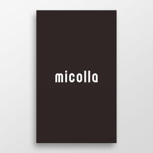 doremi (doremidesign)さんのファッションアイテムブランド「micolla」のロゴ作成への提案