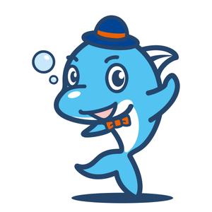 yellow_frog (yellow_frog)さんの保険会社のマスコットキャラクター（イルカ）のデザインへの提案