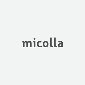 hype_creatureさんのファッションアイテムブランド「micolla」のロゴ作成への提案
