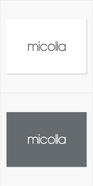 chpt.z (chapterzen)さんのファッションアイテムブランド「micolla」のロゴ作成への提案