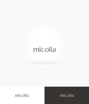 はなのゆめ (tokkebi)さんのファッションアイテムブランド「micolla」のロゴ作成への提案
