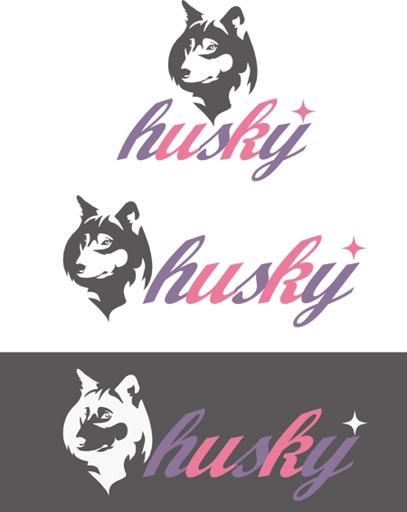 ORI-GIN (ORI-GIN)さんの新アイドルグループ『husky（ハスキー）』のロゴ作成への提案