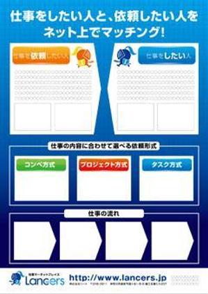 kohok (kohok)さんの≪ランサーズ公式≫チラシのコンペ≪あなたのチラシデザインがランサーズをさらに盛り上げる≫※締切すぐへの提案