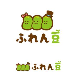 mu_cha (mu_cha)さんの集まるお店「ふれん豆」のキャラとロゴの作成募集　豆粒が集まってる親しみやすいイメージへの提案
