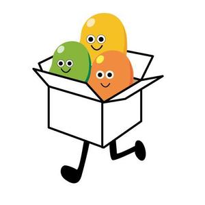 山口さくら ()さんの集まるお店「ふれん豆」のキャラとロゴの作成募集　豆粒が集まってる親しみやすいイメージへの提案