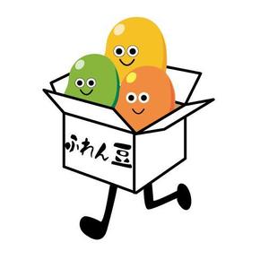 山口さくら ()さんの集まるお店「ふれん豆」のキャラとロゴの作成募集　豆粒が集まってる親しみやすいイメージへの提案