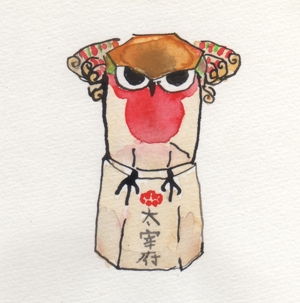 eri (eee7)さんの福岡県伝統工芸品を水彩タッチで描くイラストへの提案